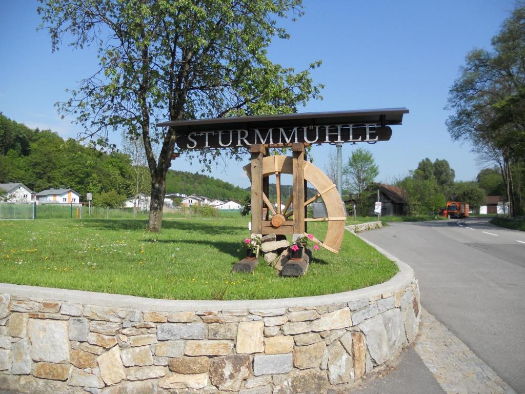 Gasthof Sturmmuehle Saxen Buitenkant foto